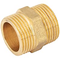 1-4” Machón de latón- 2x rosca macho- conector- racor- hexágono- accesorio- Fitting- MM